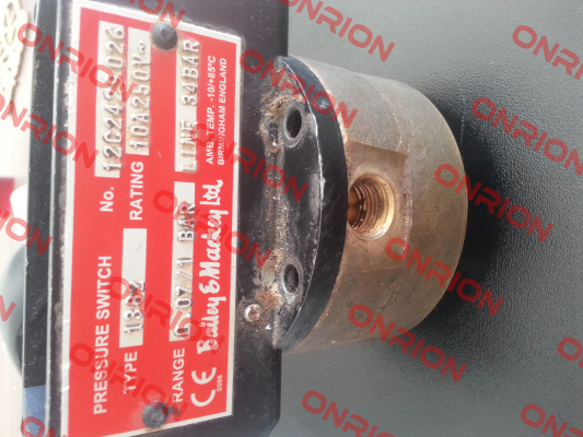 Type 1382  Serial number 12C2429 026  Bailey & Mackey