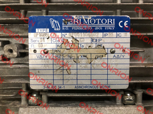 DP100BL   Neri Motori