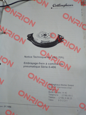 serie: 0-406 Ortlinghaus