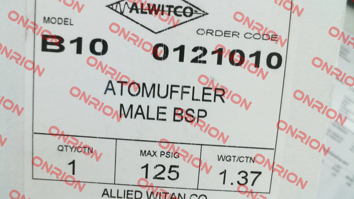 B10-0121010 Alwitco