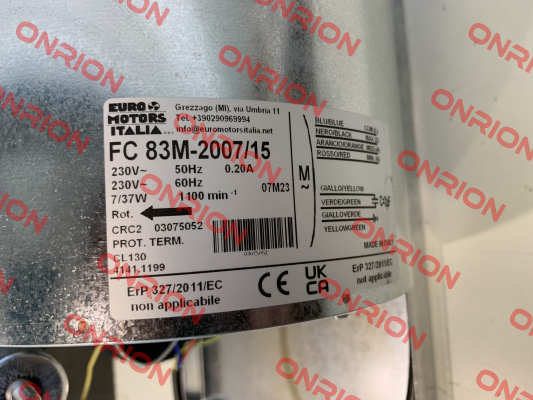 FC83M-2007/15 3075052 Euro Motors Italia