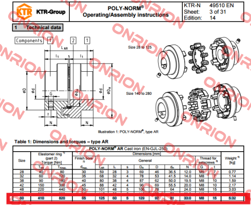 D95060001  KTR